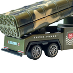 Anek Military Rocket Launcher Lorry Truck Diecast Toy Model Pull Back Action 1:50 Scale