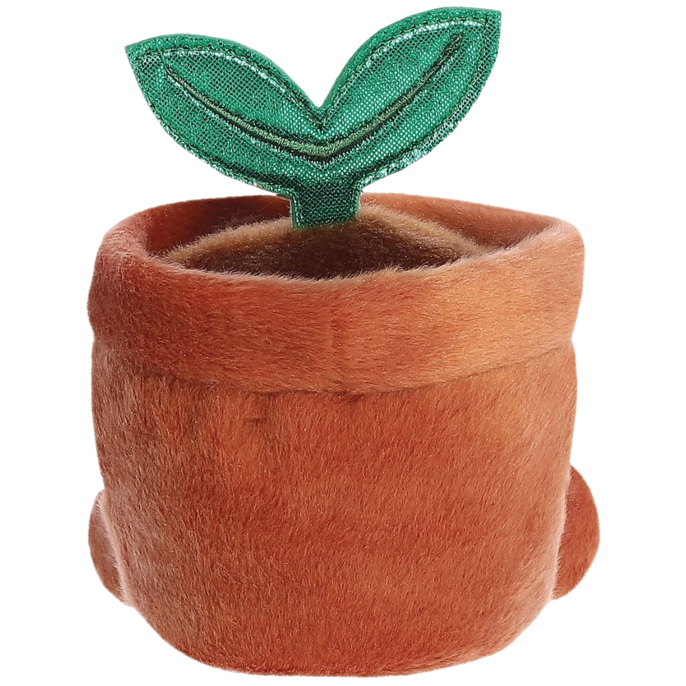 Aurora Palm Pals Terra Potted Plant Plush Toy 13cm, Cute Eco-Friendly Collectible Soft Toy