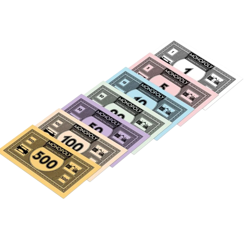 Monopoly Warrington Edition Board Game Winning Moves Family Game for Ages 8+