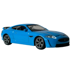 Welly Jaguar Xkr-S Blue Metal Diecast British Grand Tourer Sports Car Model Toy 1:43 Scale