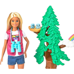 Barbie Wilderness Explorer Doll 10 Animals Wildlife Guide Playset Accessories Mattel