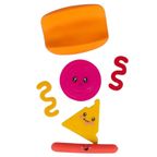 Fidget Hot Dog Toy 6-Piece Stackable Squishy Sensory Toy for Kids Adults