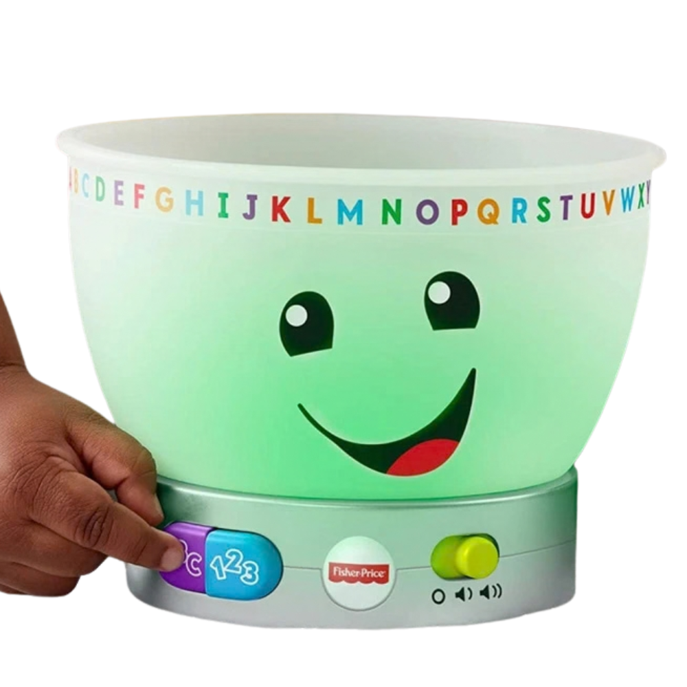 Fisher-Price Laugh & Learn Magic Colour Mixing Bowl Light Sound Learning Toy 6m+