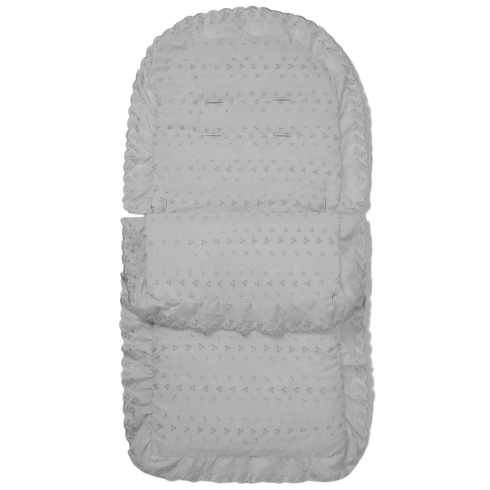Broderie Anglaise Footmuff Cosy Toes Compatible with Red Kite Baby Pushchair Accessory