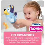Tomy Toomies Swimming Bluey Bath Toy Pull-String Swimming Character for Kids New Uk
