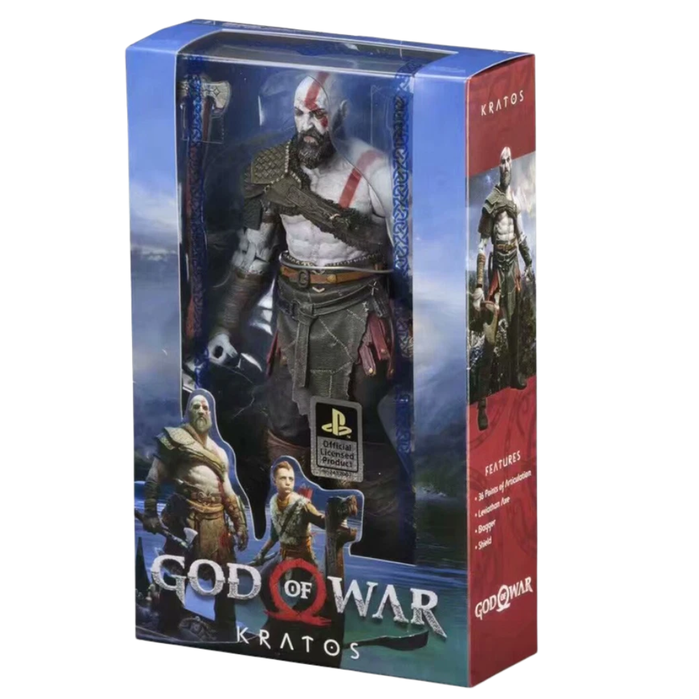 God of War 4 Kratos Movable Doll Action Figure Anime Toy Gift