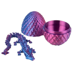 3D Printed Dragon Egg Articulated Dragon Toy Fidget Sensory Collectible