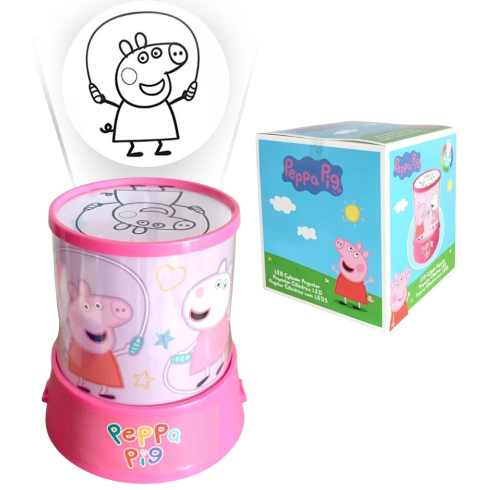 12cm Kids Colour Changing LED Projector Night Light Lamp