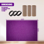 Puzzle Roll Up Mat for 3000-Piece Jigsaw Puzzles Portable Storage Saver Mat for Easy Move