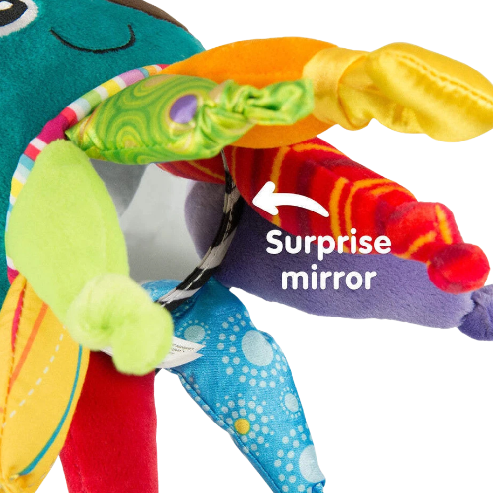 Lamaze Play & Grow Captain Calamari Baby Rattle Soft Developmental Toy for Infants New