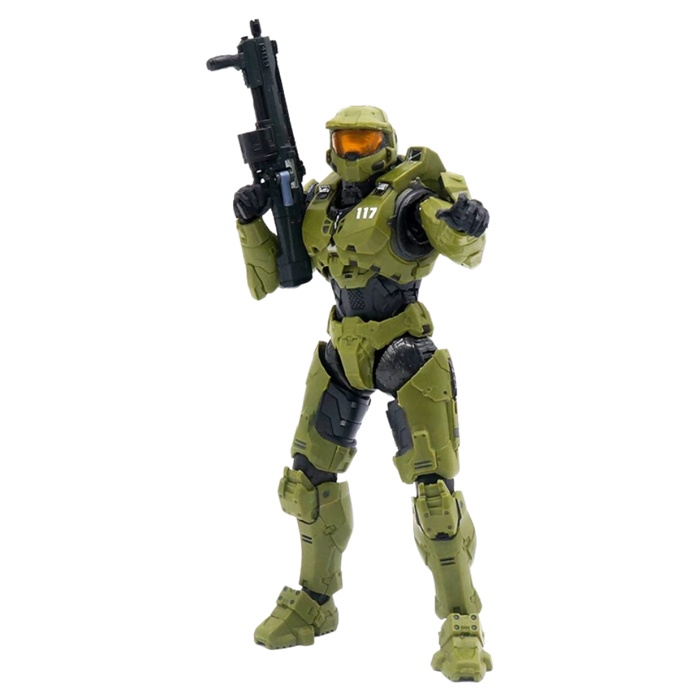 Halo 4 Master Chief Spartan 7" Action Figure Collection Model PVC Toy Green