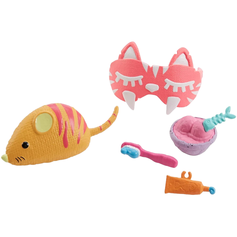 Cave Club Roaralai Cavetastic Sleepover Doll with Pet Bedtime Accessories Mattel Kids 4+