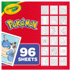 Crayola Pokémon Colouring Book with Stickers 96 Pages Activity Book for Ages 3+
