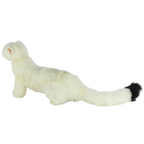Hansa Ferret Plush Soft Toy White Stoat Ermine Animal Teddy Gift 7321 Uk Wildlife Lovers Gift