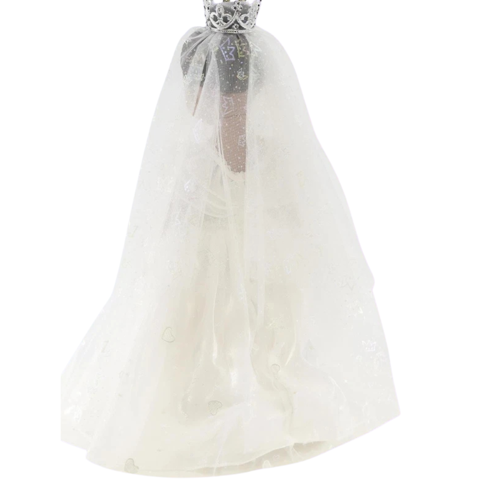 Fashion Baby Doll 18 Inch Bride Lily Wedding Gown Movable Long Hair Girls Toy Gift