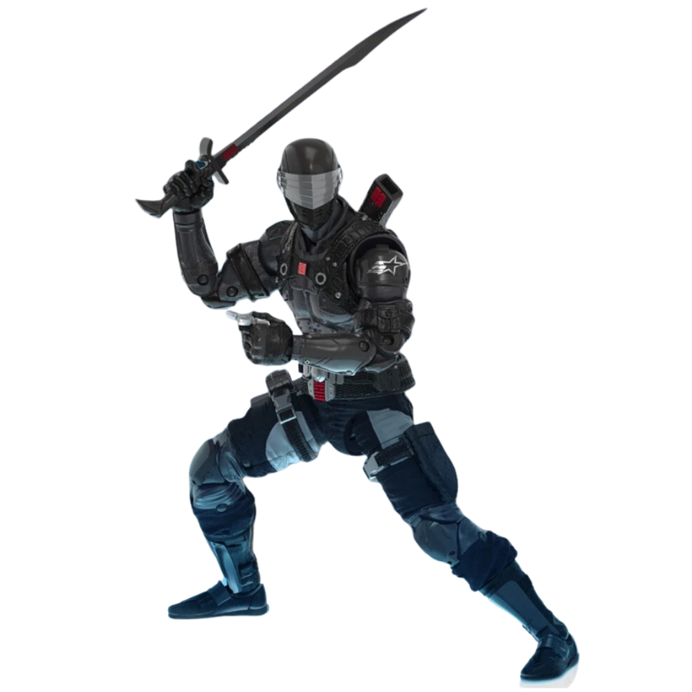Fortnite G.i. Joe Snake Eyes Zero Point Edition Collectible Figure with Weapon Accessories