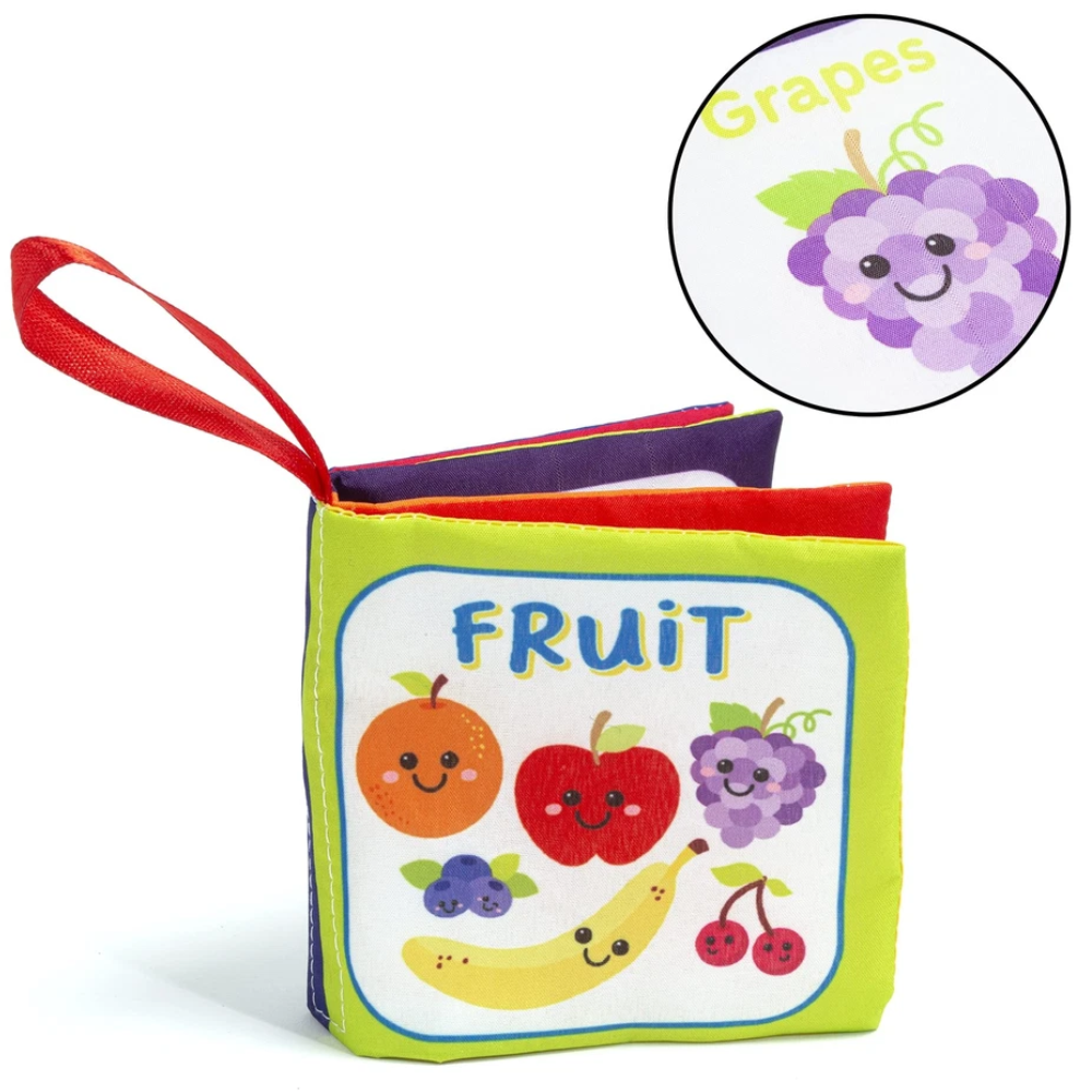 Abeec Soft Books for Babies Cloth Baby Books 0-6 Months Sensory Learning Toy Gift Set