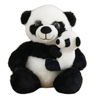 Small Plush Panda 9.5 Inch Soft Toy Mum & Baby Panda Cuddly Stuffed Teddy Kids Gift