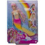 Barbie Dreamtopia Rainbow Magic Mermaid Doll with Rainbow Hair Colour Change Bath Toy Kids