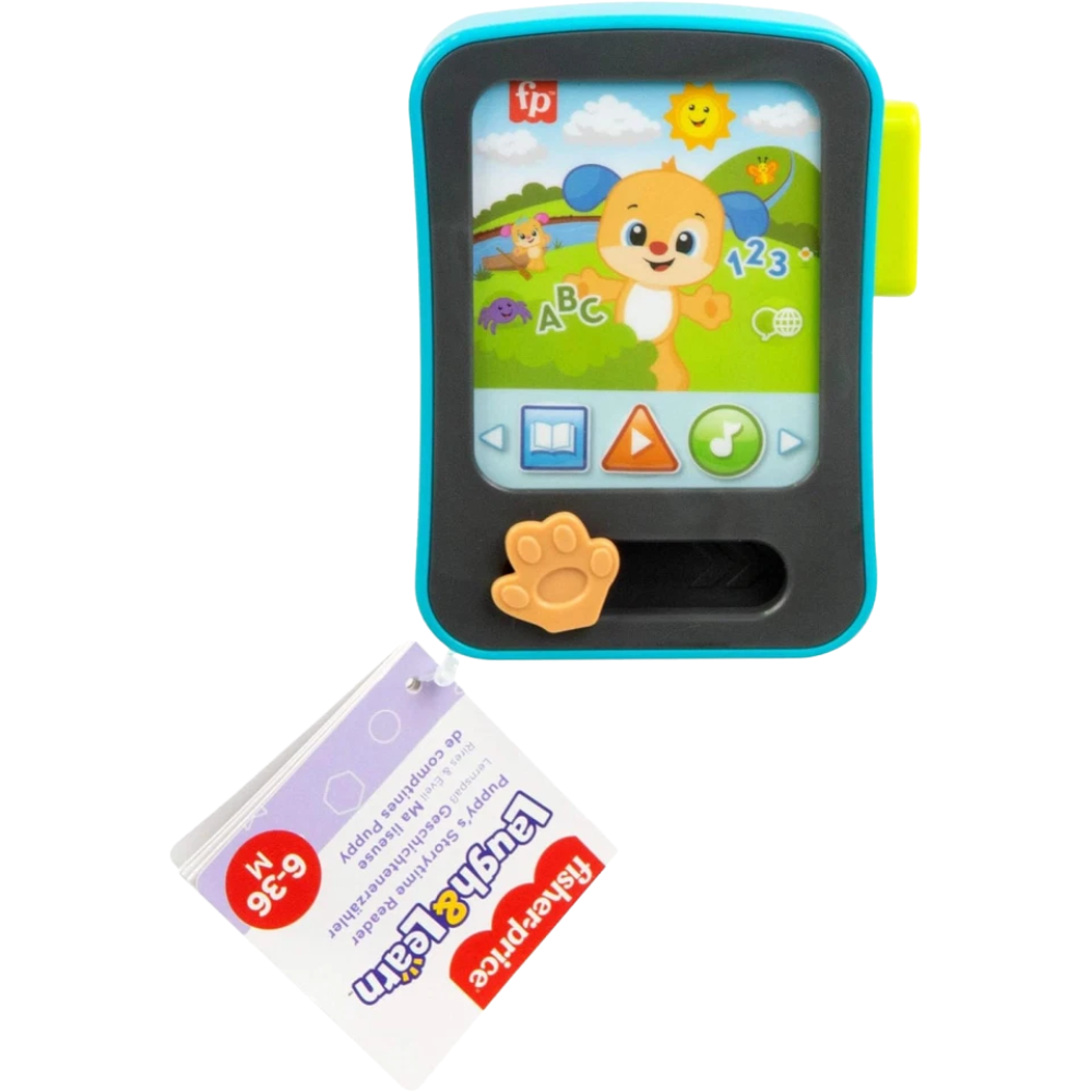 Fisher-Price Laugh & Learn Puppy's Storytime Reader Interactive Learning Toy for Kids