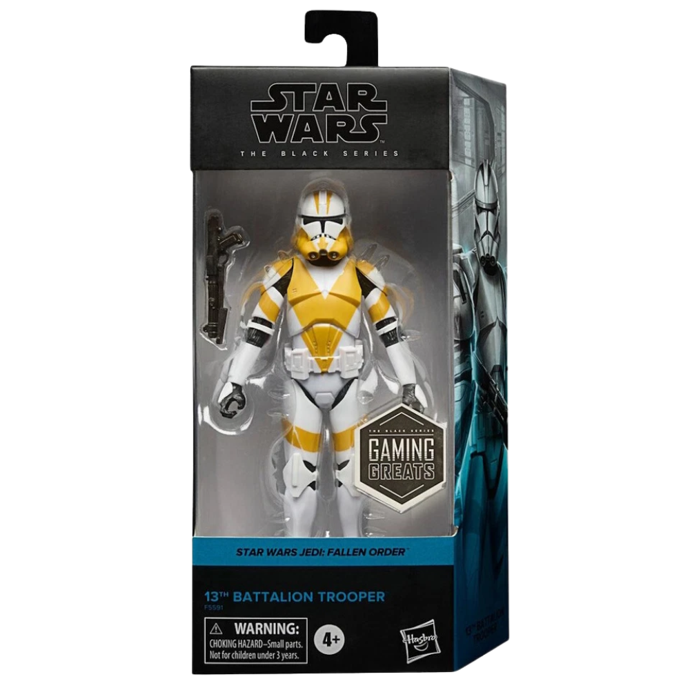Star Wars Jedi Fallen Order Black Series 13th Battalion Trooper Action Figure Collectible Toy