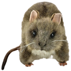 Hansa 19cm Rat Plush Soft Toy Animal Teddy Gift for Rat Lovers Lincrafts Uk 7236 Cute Cuddly