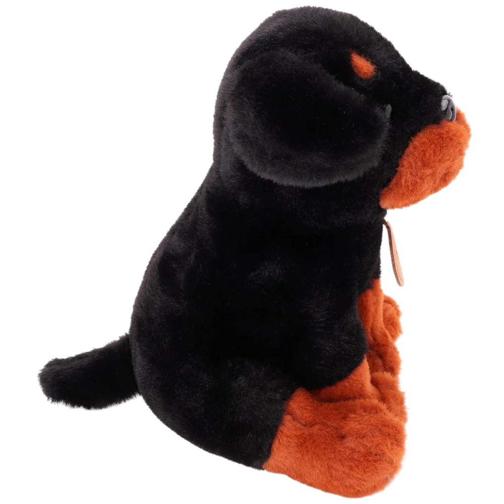 Toyland Tyson the Rottweiler Soft Toy 25cm 10 Inch Sitting Plush Dog Cuddly Toy Gift
