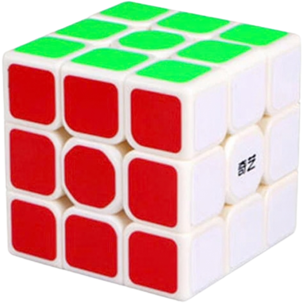 Qiyi 2x2 and 3x3 Stickerless Speed Cube Puzzle Set for Kids Fidget Toy and Brain Teaser Fun