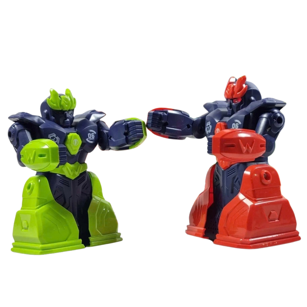 Remote Control Fighting Robots Rc Boxing Battle 2 Player Set Kids Gift Age 6+ Red Green