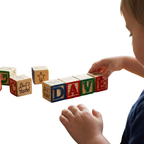 Wooden Block Set 30 Pcs Abc 123 Alphabet Number Blocks Kids Educational Learning Toy Kit