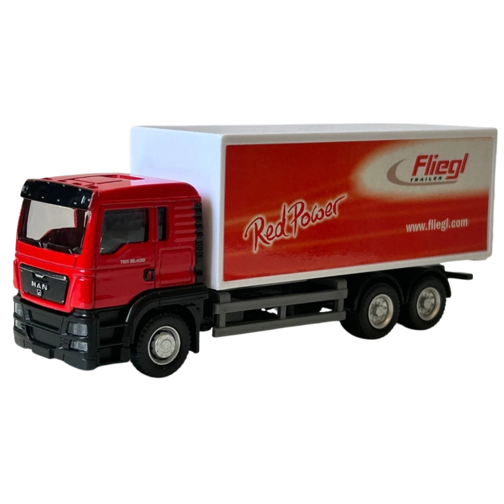 RMZ City MAN TGS Fliegl Delivery Truck 1:64 Scale Diecast Model Lorry Toy