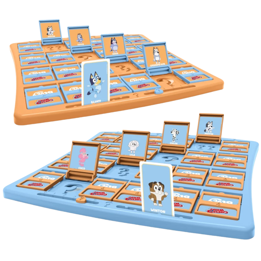 Guess Who Bluey Board Game Kids Family Character Guessing Game 2 Players 6+