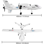 Rc Glider Plane Mq-9 Drone 2.4g Remote Control Airplane 6-Axis Gyro Kids Gift 14+