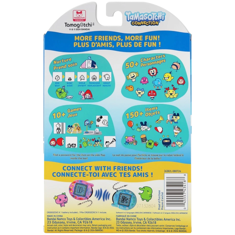 Tamagotchi Soapy Bubbles Official Bandai Virtual Pet Toy Interactive Digital Pet Game & Collectible Gift for Kids