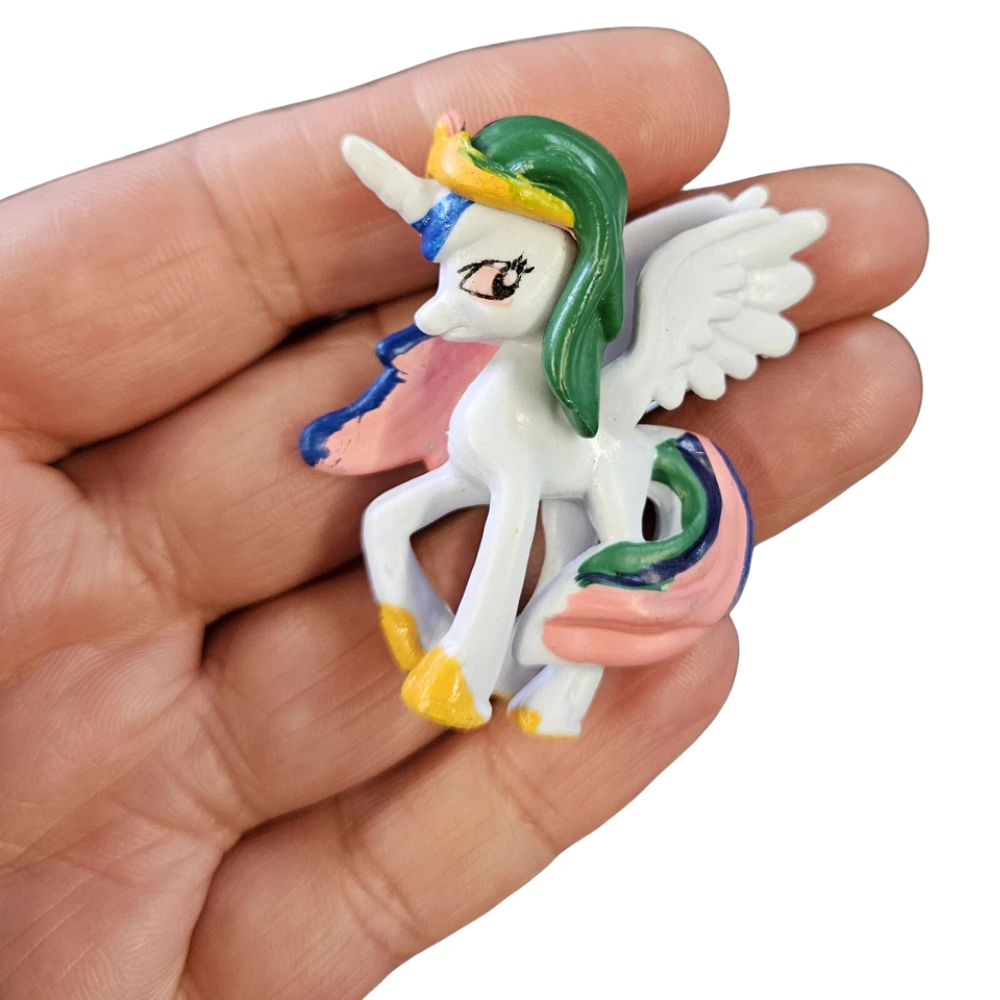 12x Kids My Little Pony Cartoon 3D Plastic Figures Set