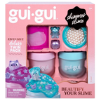 Gui Gui Shimmer Slime Deluxe Twin Pack Sparkling Glitter Slime Set Stretchy Sensory & Creative Play Toy for Kids