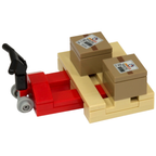 LEGO Pallet Truck with 2 Parcels Cargo Crates Workshop Garage MOC Custom Kit 36pc