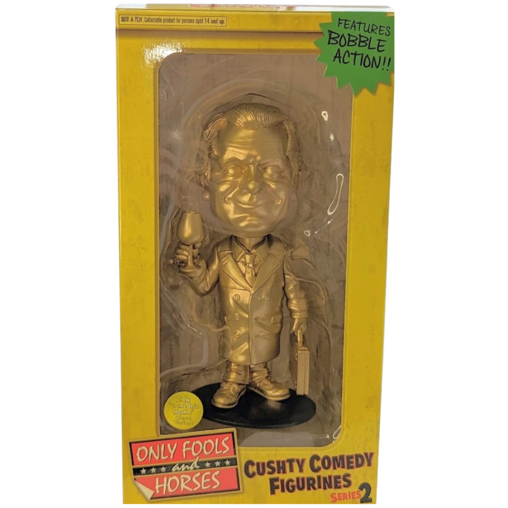 Only Fools and Horses Del Boy Gold Chase Bobble Head Figure 6 Inch Approx Collectible Toyz