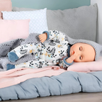 Baby Annabell Blue Romper Outfit Set for 43cm Dolls with Clothes Hanger, Soft Fabric, Age 3+