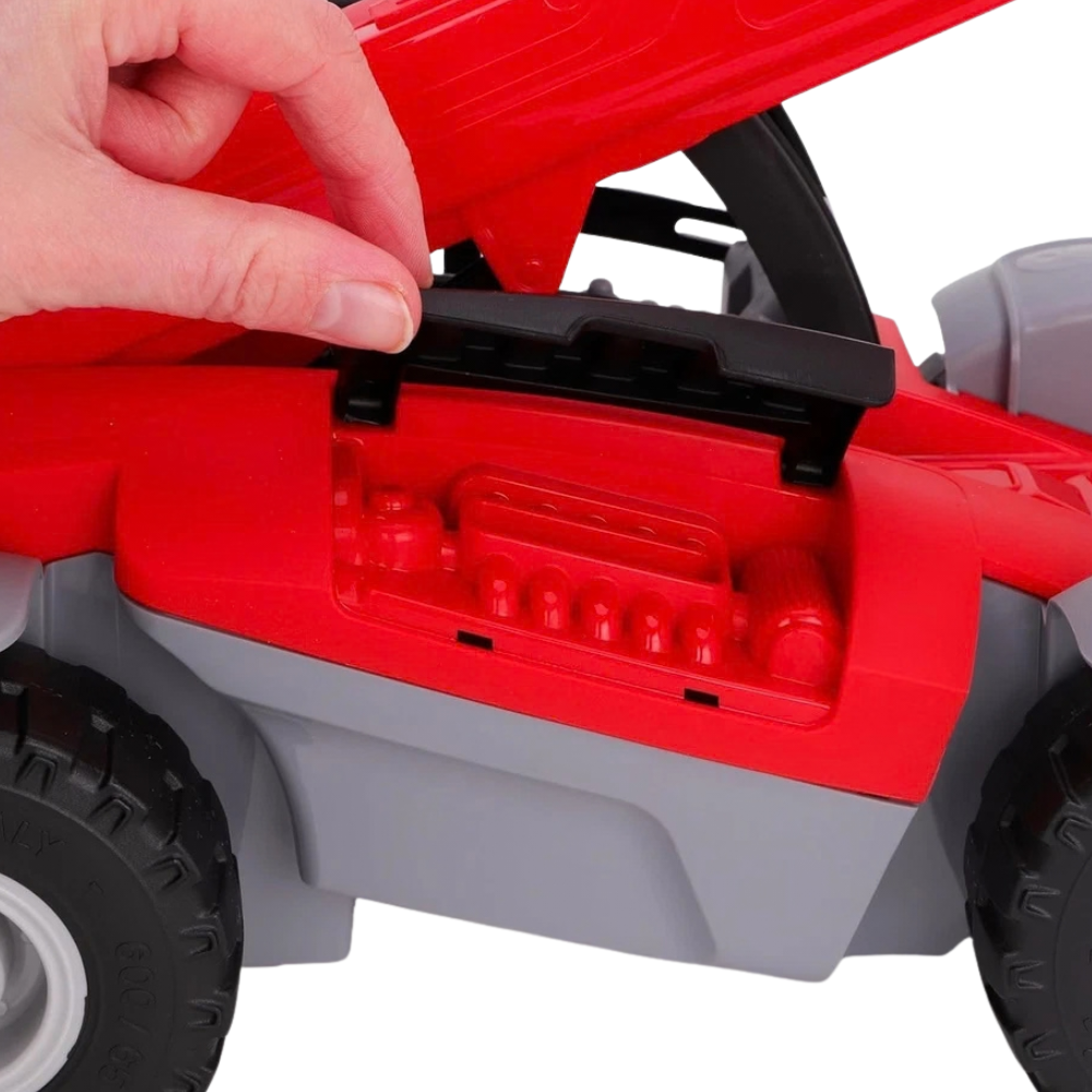 Toyland 1:16 Scale Telehandler Construction Vehicle with 3-in-1 Attachments 3+