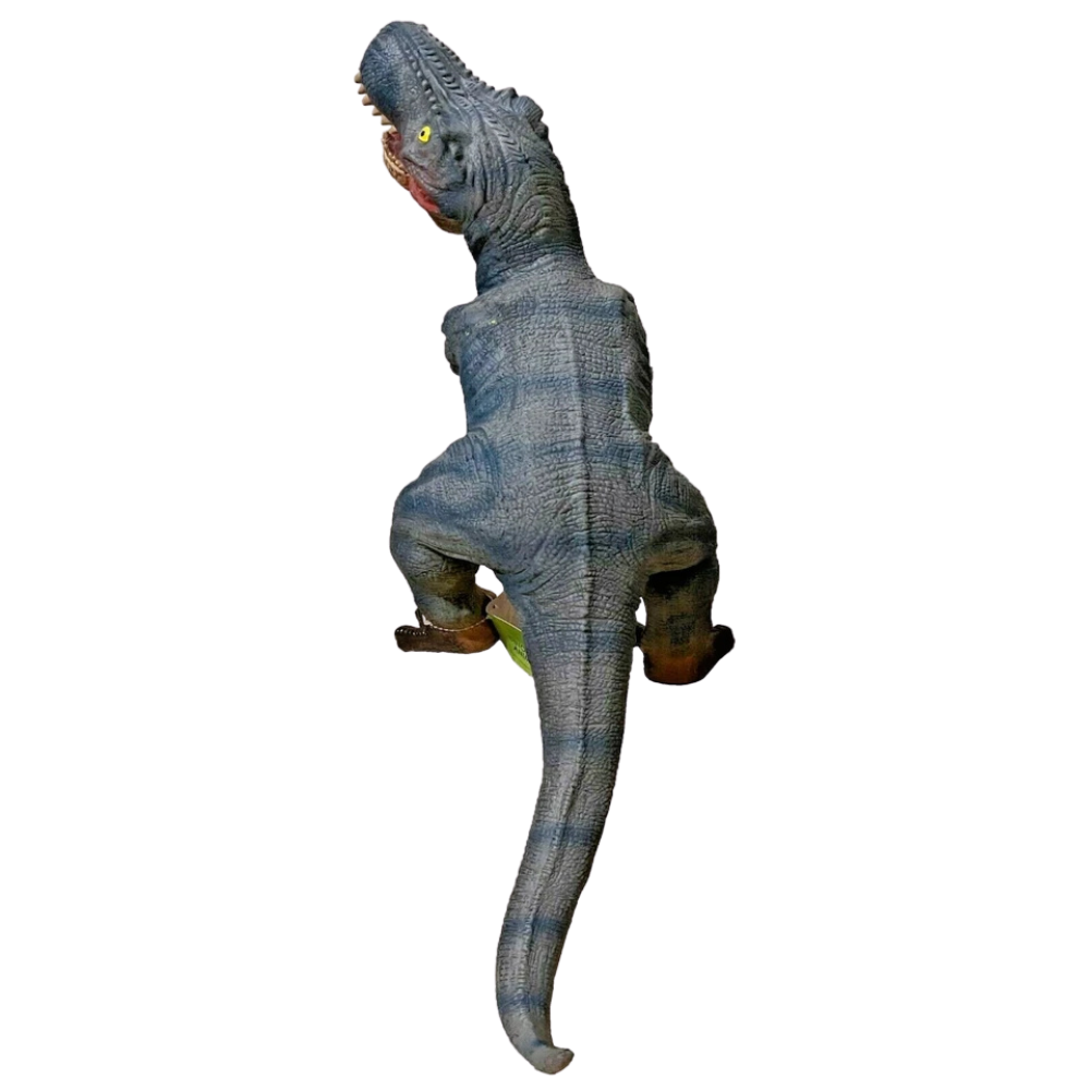 Giant Soft Roaring Dinosaur Toy T-Rex Blue 27 Inch Plush Dino Gift for Kids Ages 3+