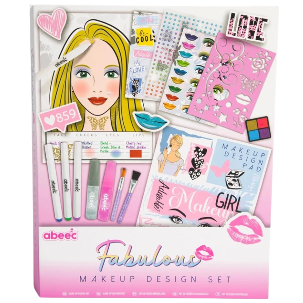 Abeec Fashion Designer Kit for Girls Creative Diy Dress Design & Fashion Craft Kit Set Fun