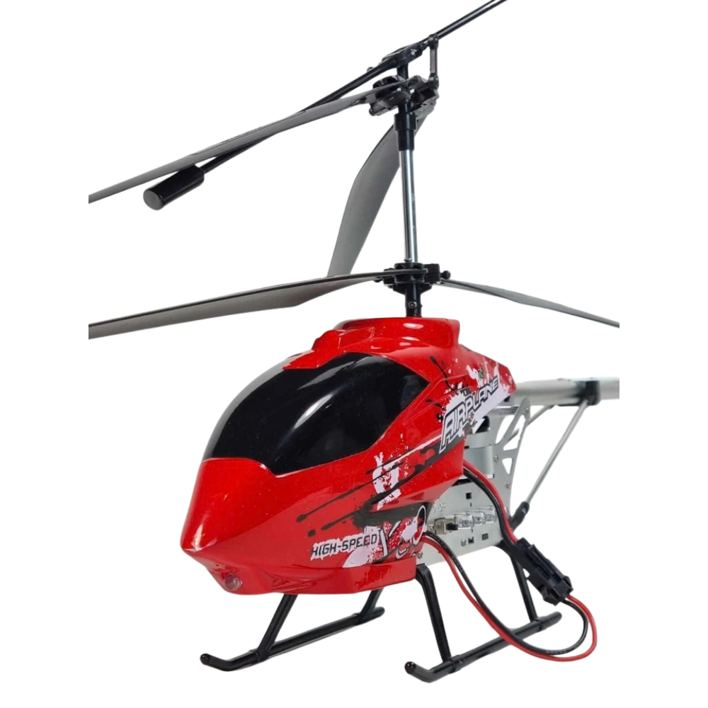 Remote Control Shark Helicopter 3.5ch 2.4ghz Metal Alloy Rc Helicopter Led Lights 14+