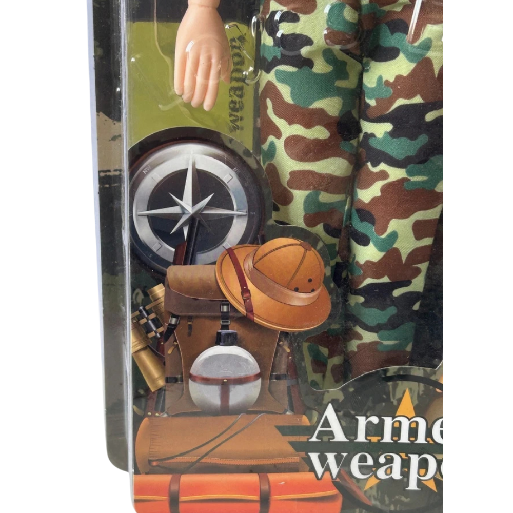 Bonk 30 cm Army Soldier Doll Military Uniform Figure with Accessories Toy Gift for Children
