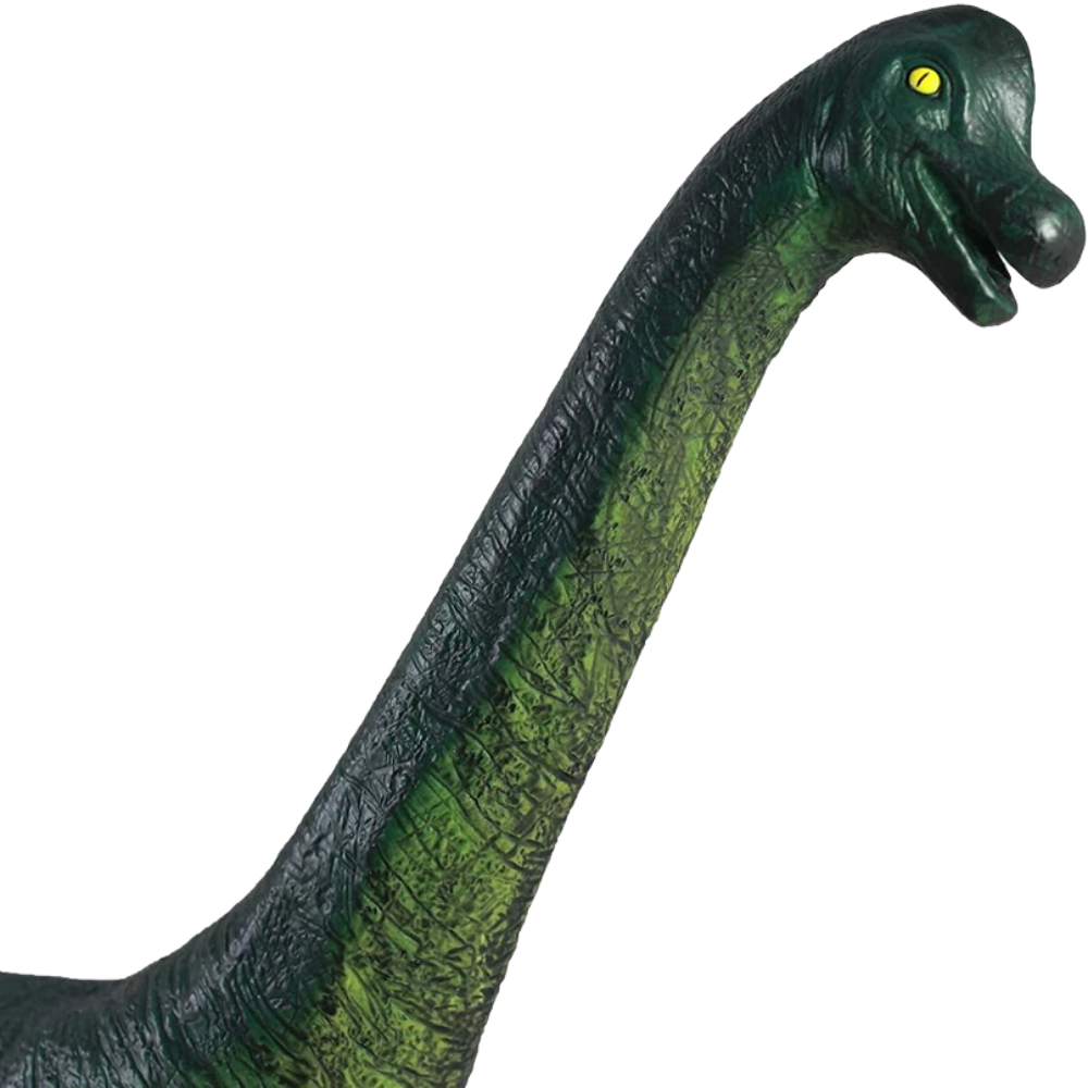 Large Brachiosaurus Dinosaur Toy, Soft Rubber Jurassic Dino Gift for Kids Boys Girls