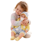 Bibi Doll Sunny 18" Baby Boy Soft Body Lifelike Toy Yellow Clothes Sounds Dummy 18m+ Toy
