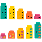 Fisher Price Adding Alligator Preschool Math Learning Toy Counting Blocks Stacking Game 3+