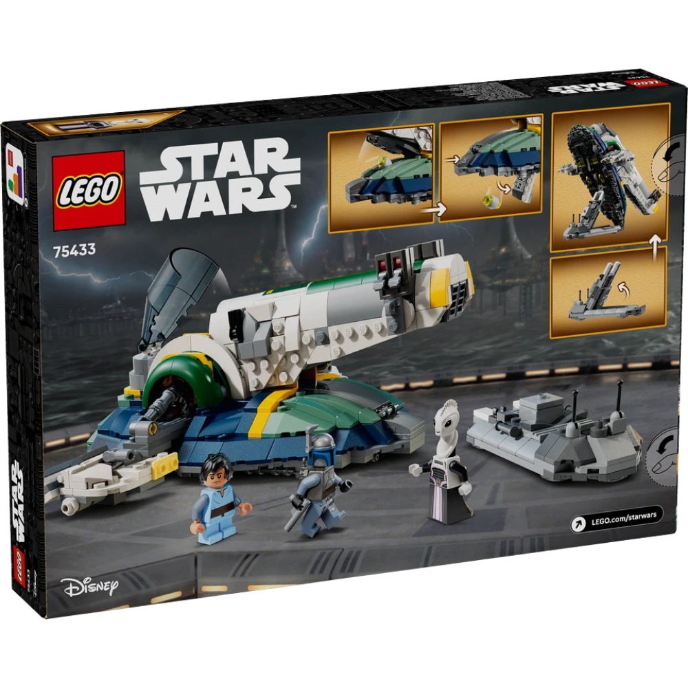 Lego Star Wars Jango Fett's Starship 75433 Building Set for Kids and Star Wars Fans