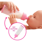 Bibi Doll Magic Milk Bottles Dummy Set 3pc Feeding Accessories Toy Girls Boys Baby Doll