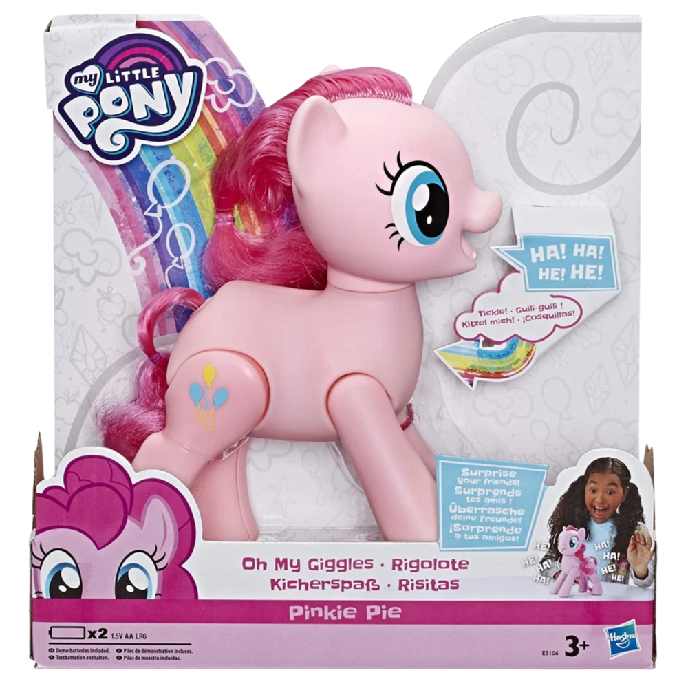 My Little Pony Interactive Oh My Giggle Pinkie Pie Doll Toy E5106 Kids Ages 3+ New